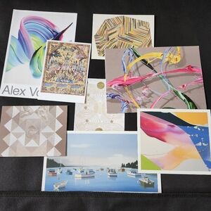 Art card collection Picasso monet Andy warhol MOMA basquiat jasper johns